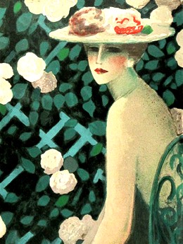 ジャン・ピエール・カシニョールの絵画作品　タイトルは、無関心（まなざしシリーズ）